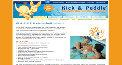 Desktop Screenshot of kickandpaddle.de