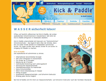 Tablet Screenshot of kickandpaddle.de
